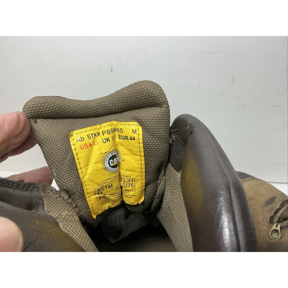 Caterpillar Diagnostic Hi Work Boot Mens Sz 11 Waterproof Thinsulate Steel Toe